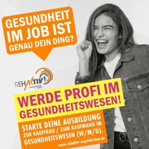 Stellenanzeige: Ausbildung zur Kauffrau / zum Kaufmann im Gesundheitswesen (w/m/d)