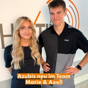 Azubis Neu im Team - Marie & Axel! Seit Anfang August freuen wir uns, unseren neuen auszubildenden "Sport- und Fitnesskaufmann/-frau" begrüßen zu dürfen.